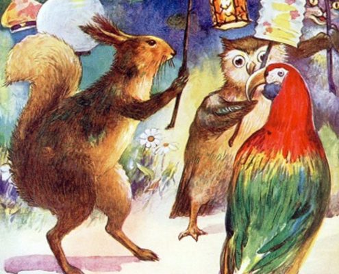 Forest animals lantern party Thir kell Pearce