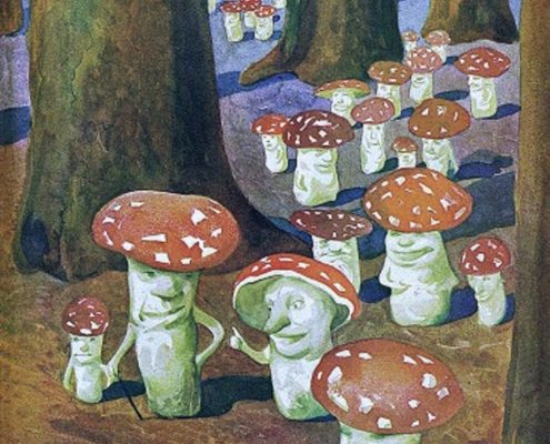 The Amanita Mushrooms Parade