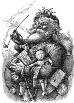 ThomasNastSantaBandW---- - web Wednesday Reader December 7
