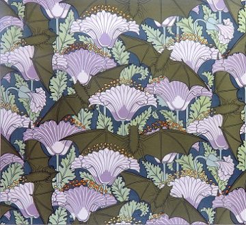Vernueilflowersandbatsartnouveaauwallpaper - web Wednesday Reader January 18