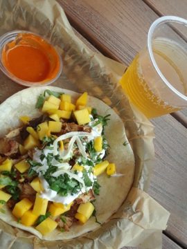 tacos&beer - web Jamaican jerk chicken Taco
