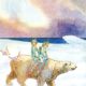 Artic Fairies Riding A Bear