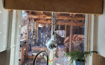 Disco ball hanging