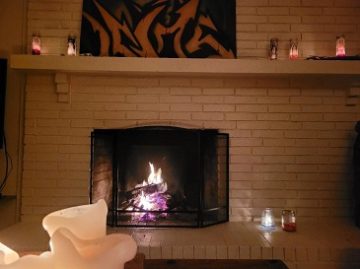 Fire In The Fireplace Happened This Week