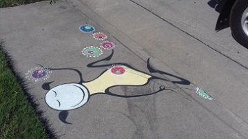 april 13 pic 5 Happy Sidewalk Art