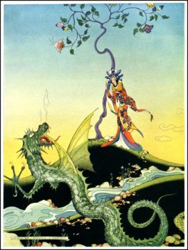 sterrettserpentflewawaysharpDD Dragon Art Illustration