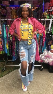 Dressed in a groovy