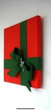 Gift wrapping pizza boxes