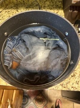 Soaking Jeans